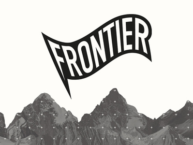 FRONTIER branding logo