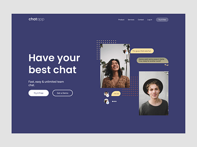 Chatapp Homepage Hero