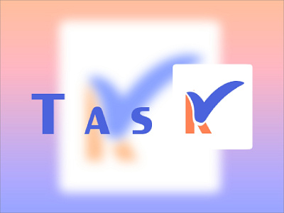 Task LOGO graphic design logo ui