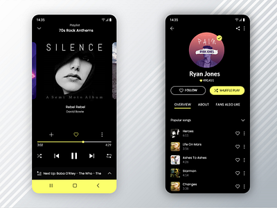 Daily UI 009 Music Player UX