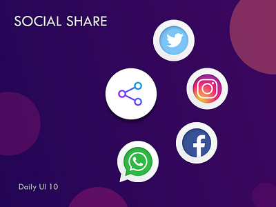 DailyUI - 010 - Social Share daily ui 10