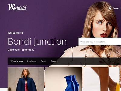 New Centre Homepage clean fashion filter layout menu minimal nav ui