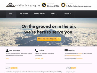 Aviation Law Group Website