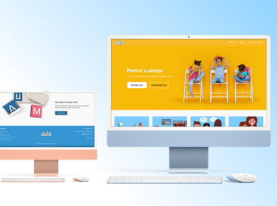 Special education teacher -website design ui ux