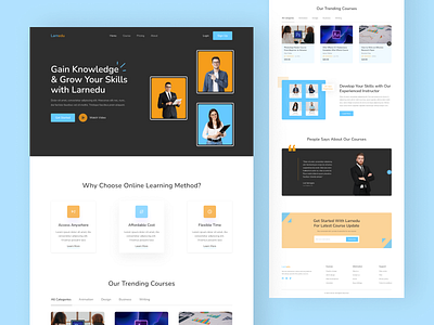 E-Learning Landing Page