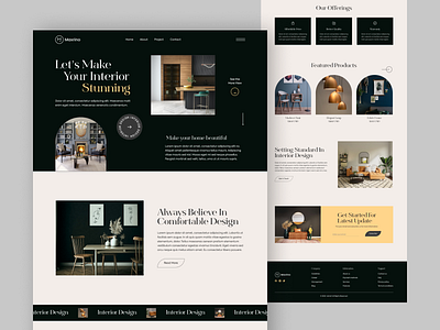 Maxrino - Interior Design Landing Page