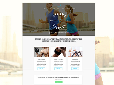 Fitness theme crossfit fitness health site theme wordpress workout