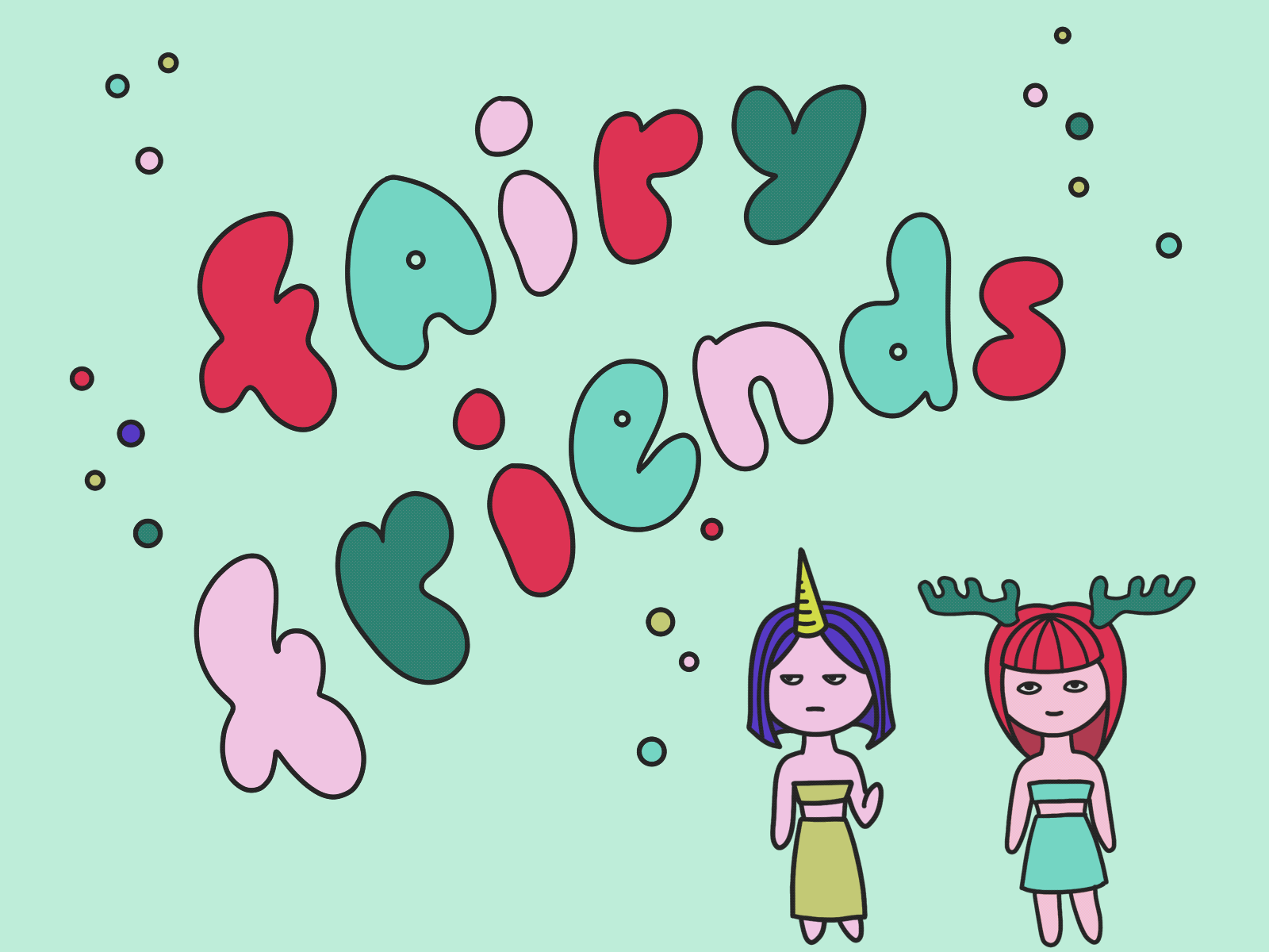 Cover for the "Fairy friends" comic animation comic design fairy graphic design illustration