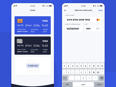 Financial assistant app concept