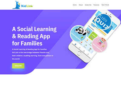 Website Design for a Social network for Kids branding custom wordpress design design illustration vector website website design wordpress website design