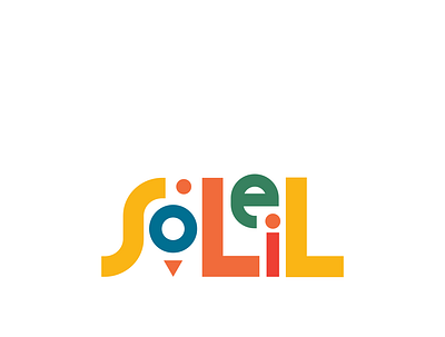 Soleil Secondary Logo adobe apparel brand branding children clothing colorful design designer fresco geometric graphic design illustration illustrator kids liz brindley logo minimal strategy vibrant