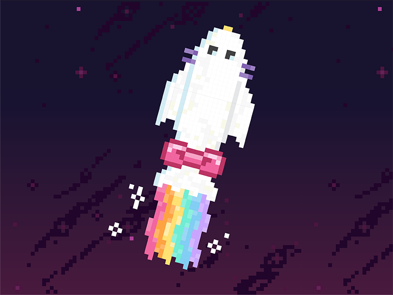 8 Bit Hello Kitty Spaceship by Skye Stewart on Dribbble