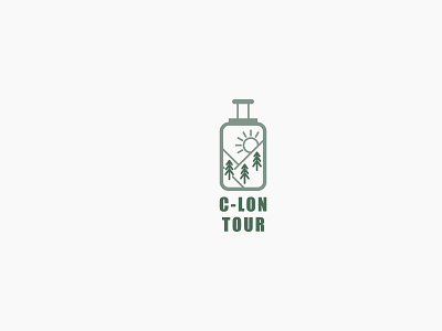 C-Lon Tour branding flat illustration logo logo design minimal logo minmal typography vector