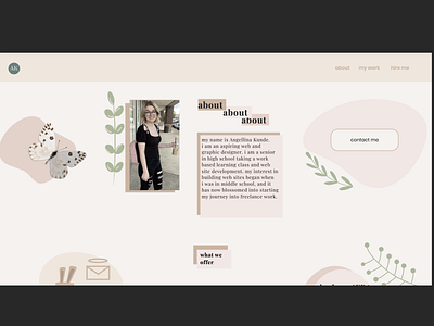My website homepage design graphic design ui web design webpage webpage design website design