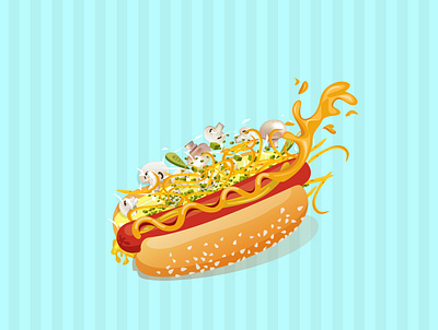 YummYwich Menu Logo Design graphic design logo menu