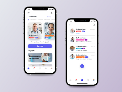 Medical Clinic App Concept