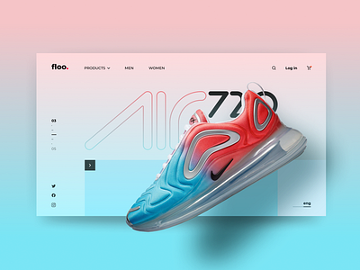 Online Shop Concept branding design illustration logo online shop shop sneakers ui ux