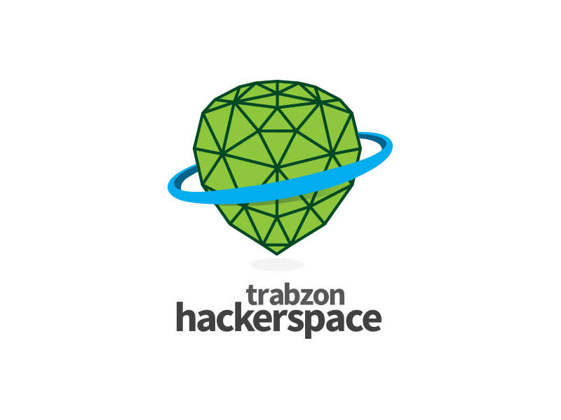Trabzon Hackerspace [Animasyon] blue geometry green hackerspace line logo low poly poly trabzon trabzonhs