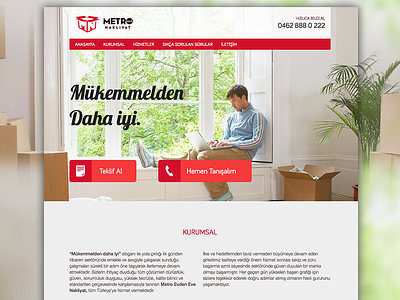 Metromax Nakliyat New Website new red responsive website website