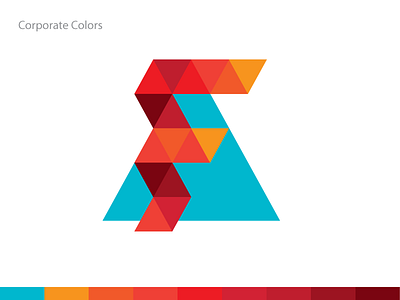 Akademik Fenomen Corporate Colors colors construction corporate fenomen geometric grid hexagon logo logomark pattern triangle
