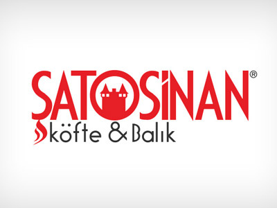 Şato Sinan Logo fish logo meatball red restaurant restoran