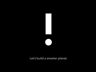 Let's build a smarter planet - IBM project branding graphic design ibm logo