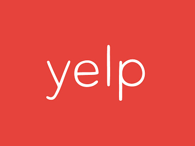 Yelp logo branding graphic design logo rebrand