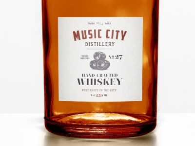 Music City Distillery Logo concept