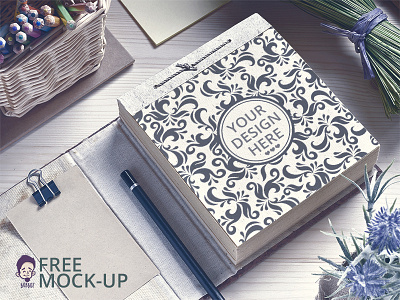 Free Paper Notepad Mockup