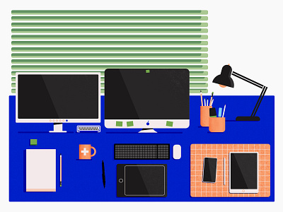 Abstract Desk abstract desk desktop illustration photoshop school of motion