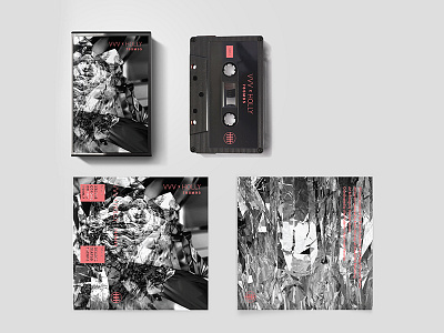 Vvv x Holly Album Art album art cassette layout packaging typography