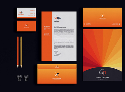 Stationery Design branding business card flyer design graphic design logo packaging design