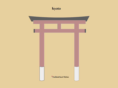 Fushimi Inari Shrie illustration