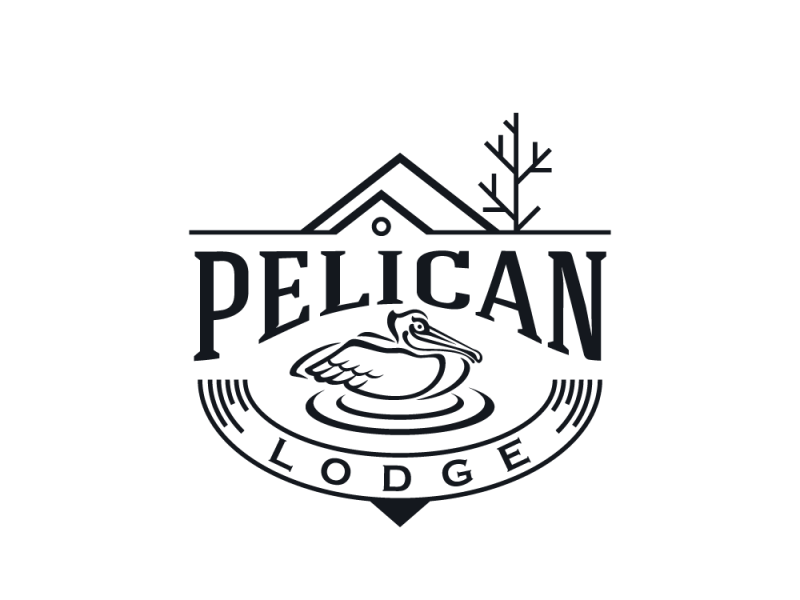 Pelican Lodge Logo by Amir Mirza Putra on Dribbble