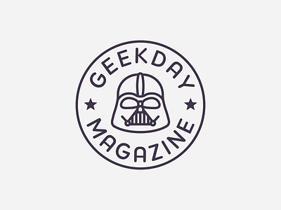 Geekday Magazine comics darth vader geekday logo magazine snick star wars