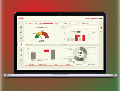Henkel. Corporate Tax Management Platform app design interaction ios ui ux
