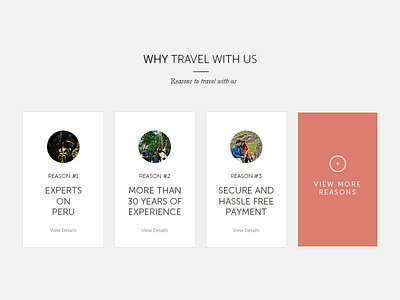 Why Travel With Us - Section