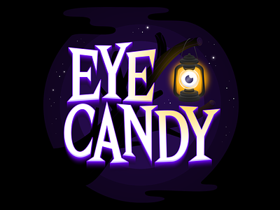 Eye Candy creepy dark design eyeball eyecandy halloween halloween design illustration illustrator lettering spooky vector