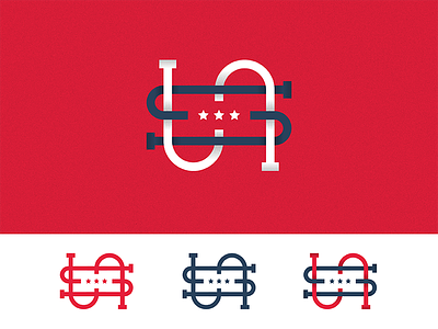 Team USA Variations 2016 icon illustration illustrator logo monogram olympics process rio usa variation vector