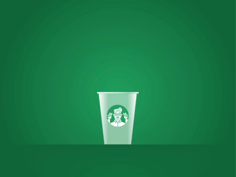 Starbuds Coffee addiction animation coffee cold gif hot morning starbucks