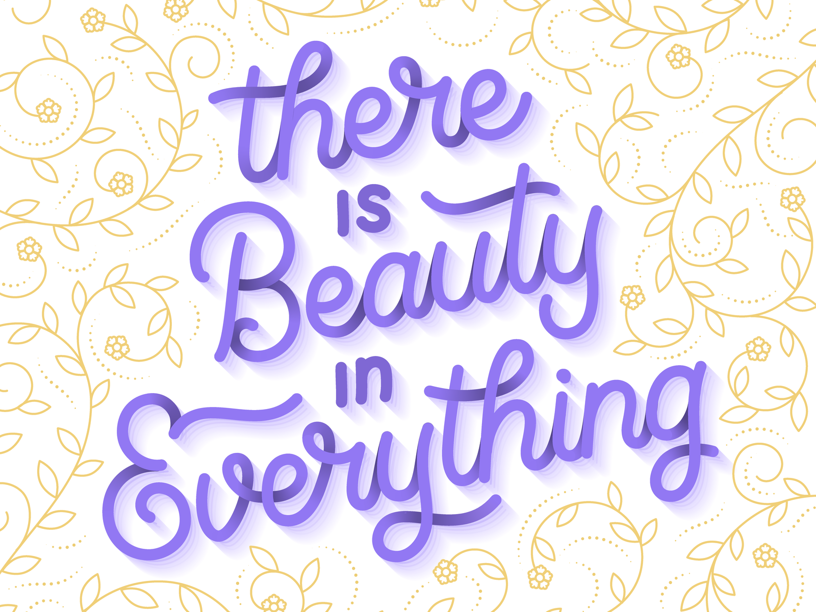 Beauty in Everything by Marc on Dribbble