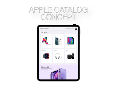 Apple Catalog Concept