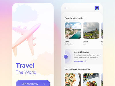 Travel App UI ✈️