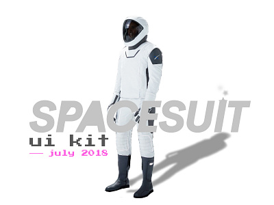 SpaceSuit UI KIt - Coming Soon design framework interaction design interface kit template ui ui kit user experience user interface ux wireframe