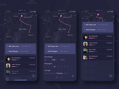 Taxi App - Adobe Daily Creative Challenge - Day 4 adobe xd app app design booking design interface ios iphone iphone x taxi ui user experience user interface ux