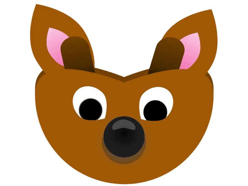 Rudolph Animoji Animation in Adobe XD 2d adobe xd animation animoji character animation christmas design emoji gif gif art holidays illustration reindeer rudolph vector