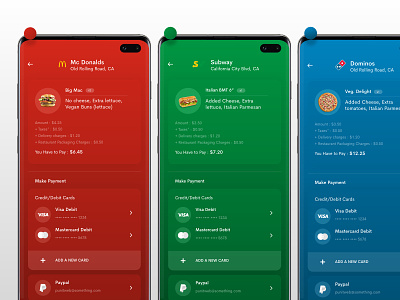 Food Ordering App 🍔 android app app design design e commerce food and drink food app food app ui food ordering food ordering app make payment payment payment gateway restaurant app s10 ui ui deisgn user experience user interface ux