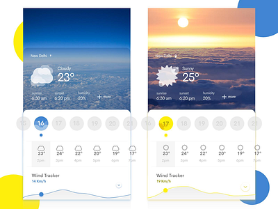 Weather App UI adobe xd android app design app ui calendar graph interface ios statistics ui ui design ux ux design weather weather app ui