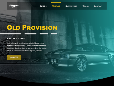 Mustang website app art company creative design interactive ui ux webdesign website