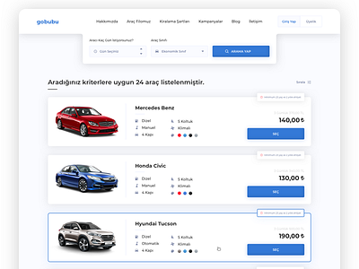 Car Rental #2 2019 car car rent car rental clean concepts creative design ecommerce flat interface minimal project ui ui design ux ux design web design website